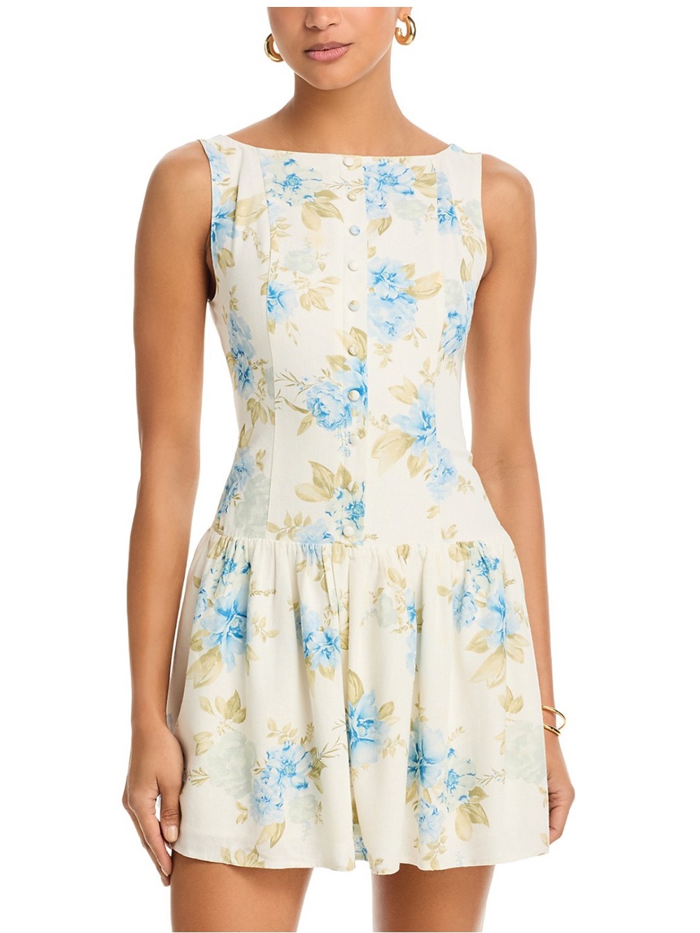 Moon River drop waisted mini dress